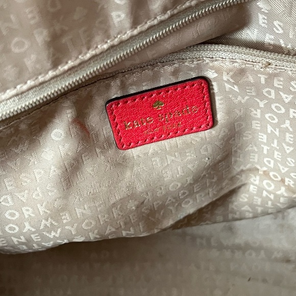 Kate Spade Baxter street Marian satchel in vibrant red leather - Picture 10 of 16